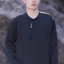中式復古 中國風立領襯衫