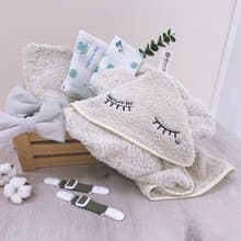 【寵愛8件組】豪華彌月親子手工髮帶組(安撫巾/浴巾/包巾/滿月)