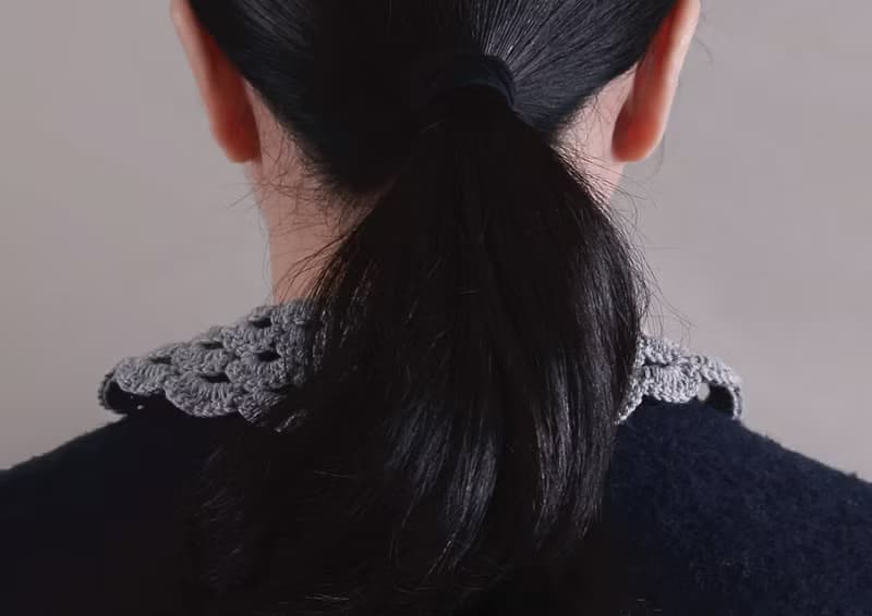 POPOPB 領子飾物 SWEET – SILVER GREY
