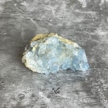 水晶簇- 天青石原礦  辦公室療癒微景觀 裝置擺飾 一物一圖