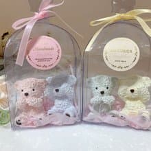 【室內香氛】 3D立體摀眼摀嘴小熊造型擴香石