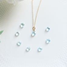 自分に必要なものやチャンスを引き寄せる石　スカイブルートパーズのネックレス  11月誕生石
