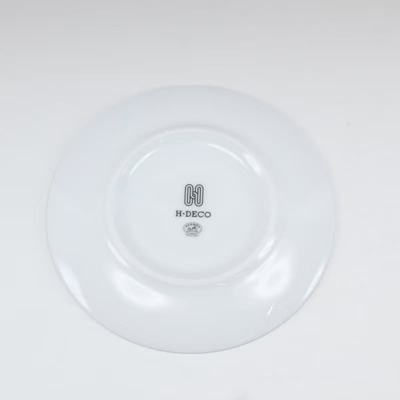 【日本直送】エルメス HERMES アッシュデコ Hデコ 食器 14cm プレート 2枚【未使用】Sランク