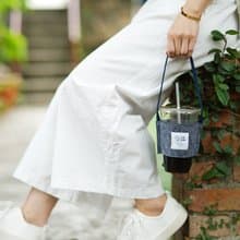 樂洋羊毛氈・Leyan / 提了就走飲料提袋－深深灰
