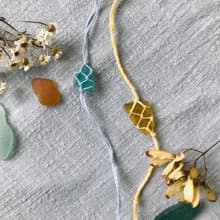 非常人x海石小姐 編織海玻璃手鍊