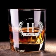 個人節禮物|男友禮物| 個人化名字訂製威士忌對杯 |