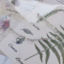 七月葉金工 / Attachment 2愛心手鍊 /925純銀手鍊