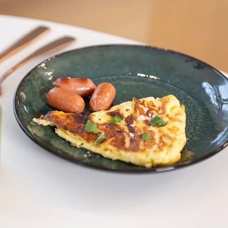 芬蘭設計餐廚/釉彩餐盤/綠/19cm/26cm