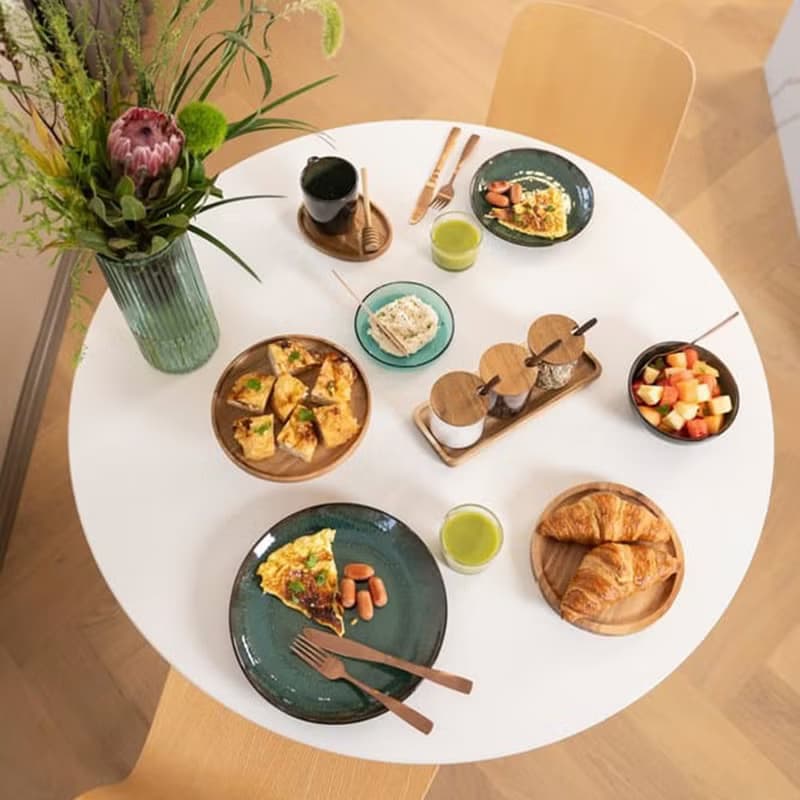 芬蘭設計餐廚/釉彩餐盤/綠/19cm/26cm