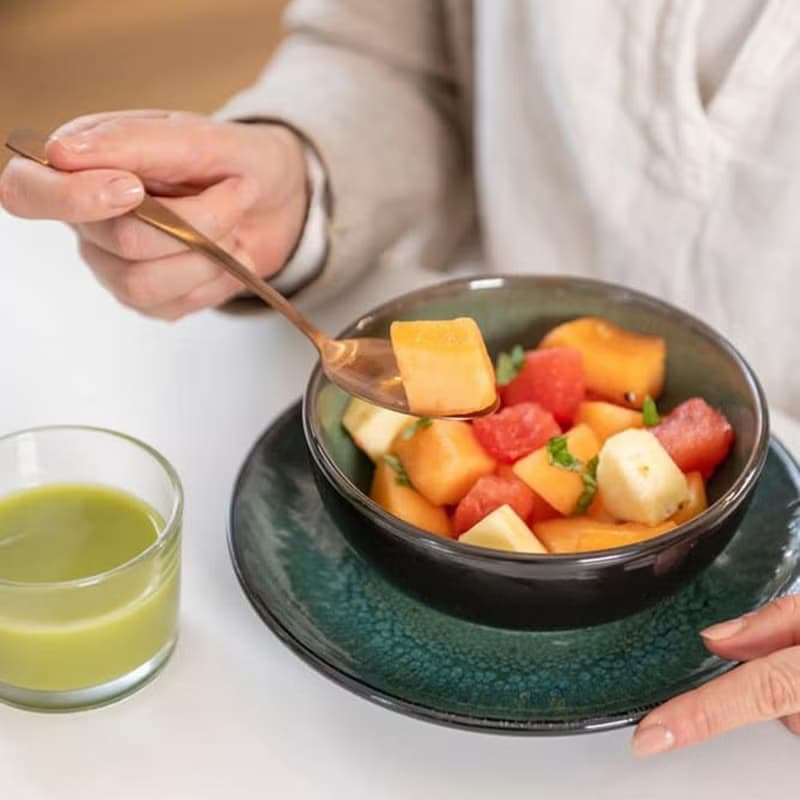 芬蘭設計餐廚/釉彩餐盤/綠/19cm/26cm