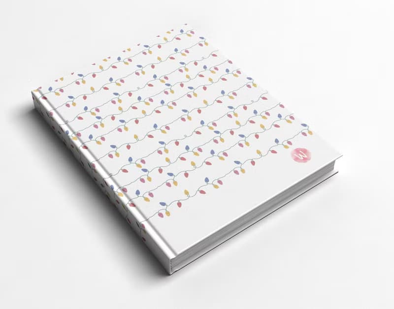洛可可草莓手工書/筆記本/手帳/日記本-霓虹燈 聖誕禮物 2020手帳