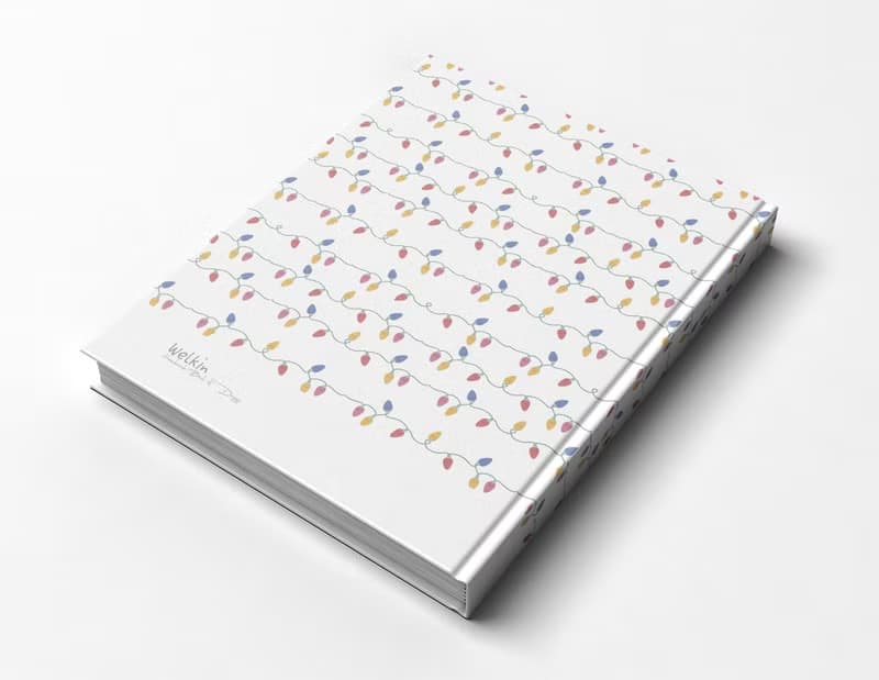 洛可可草莓手工書/筆記本/手帳/日記本-霓虹燈 聖誕禮物 2020手帳
