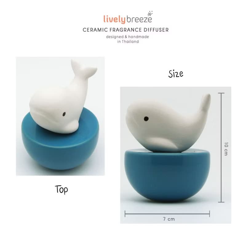 Willy Whale Ceramic Fragrance Diffuser