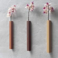北歐風 壁掛花瓶 (楓木/櫻桃木/核桃木)