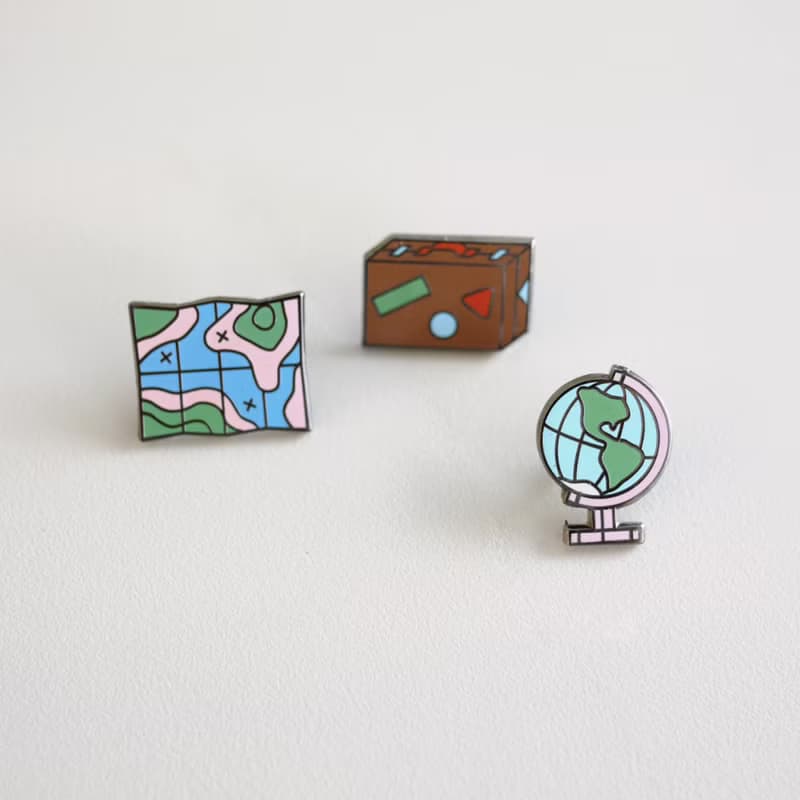 別針徽章 行李箱