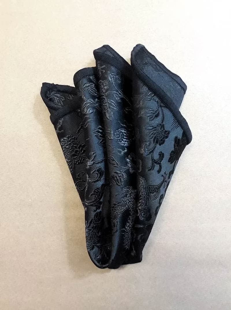 花與龍紋 提花 領帶 Neckties