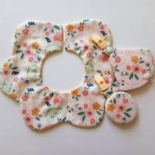 【5日內出貨】彌月禮盒小花兒  轉轉花兜 平安符袋 奶嘴夾