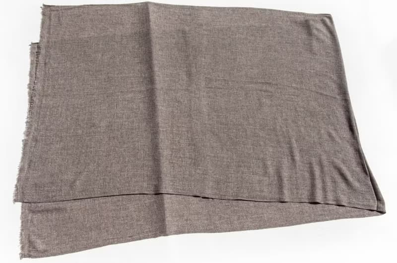 喀什米爾Cashmere/羊絨圍巾/純羊毛圍巾披巾/戒指絨披肩-咖啡拿鐵