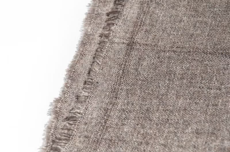 喀什米爾Cashmere/羊絨圍巾/純羊毛圍巾披巾/戒指絨披肩-咖啡拿鐵