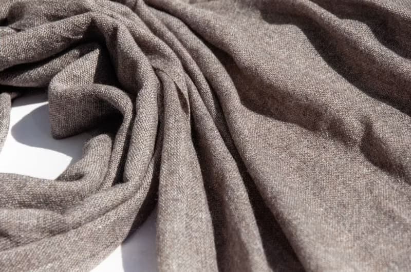 喀什米爾Cashmere/羊絨圍巾/純羊毛圍巾披巾/戒指絨披肩-咖啡拿鐵
