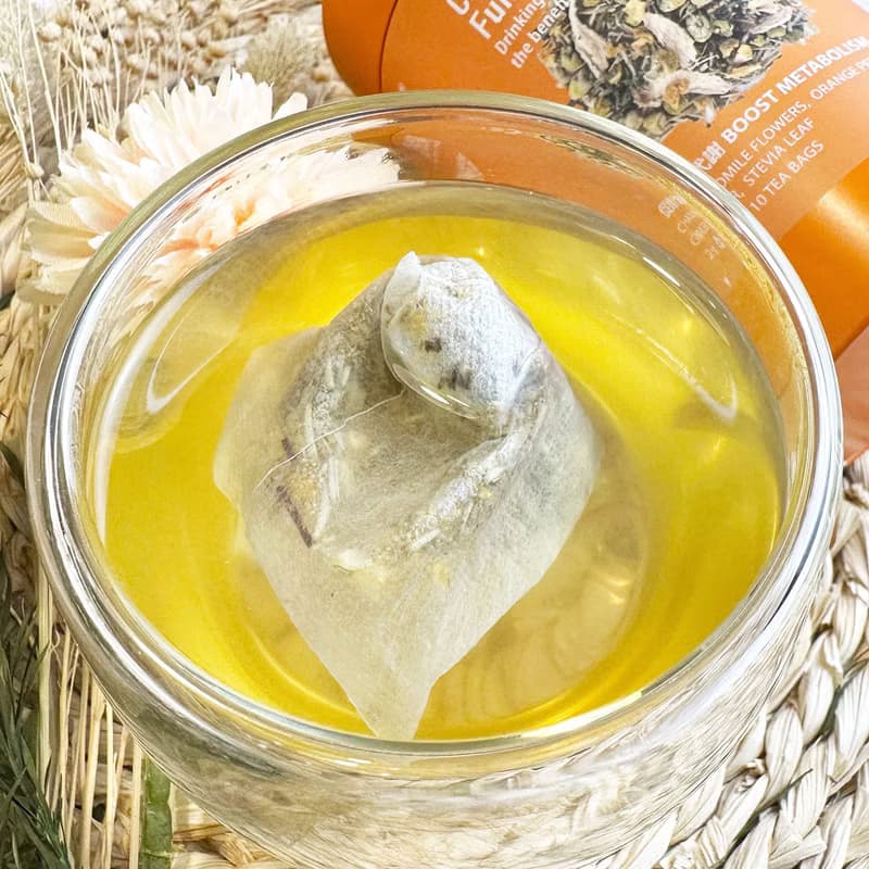 【促進代謝】無咖啡因花草茶 | 洋甘菊 迷迭香 薑母 橙皮 甜菊葉