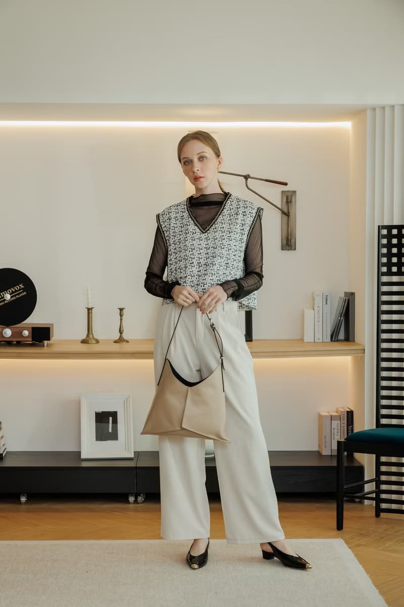 Lukbag真皮側背包|金字塔三角設計肩背包| 小號 | 奶茶色 |訂製款