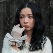 unni蝶舞紛飛羊毛手套(禦寒.保暖.觸屏)擋風 滑雪 絨毛 gloves 羊