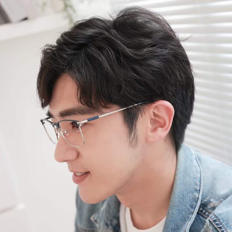 FROMEYES 高折射率濾藍光×知性金屬眉型框眼鏡