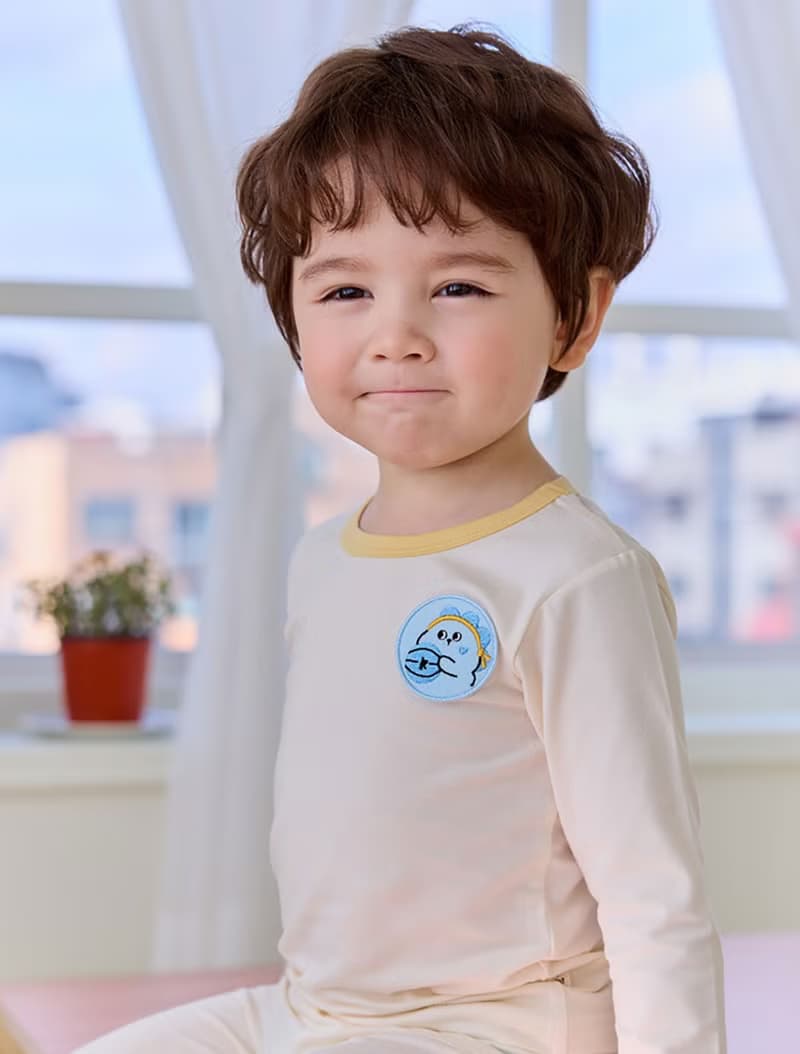 蛋白恐龍籃球-植纖衣長袖韓國童裝-K54209