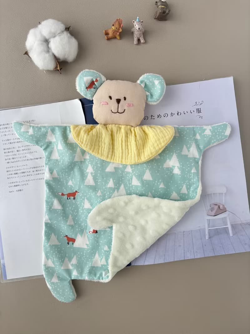 兔寶寶 熊寶寶安撫巾   冰雪裡的小狐狸嬰兒彌月禮 新生兒禮