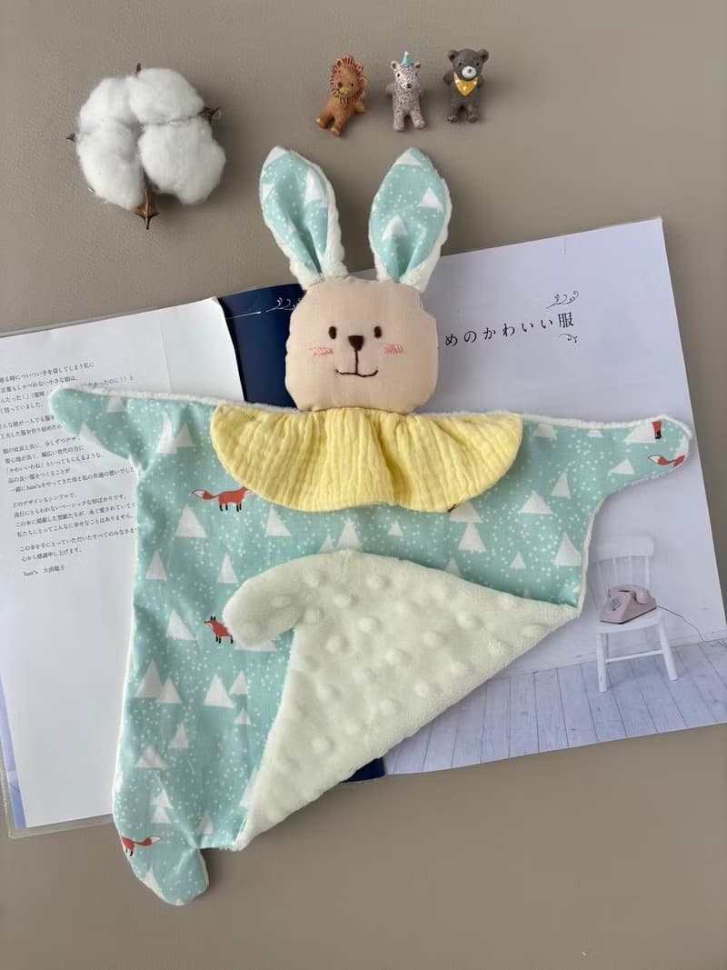 兔寶寶 熊寶寶安撫巾   冰雪裡的小狐狸嬰兒彌月禮 新生兒禮