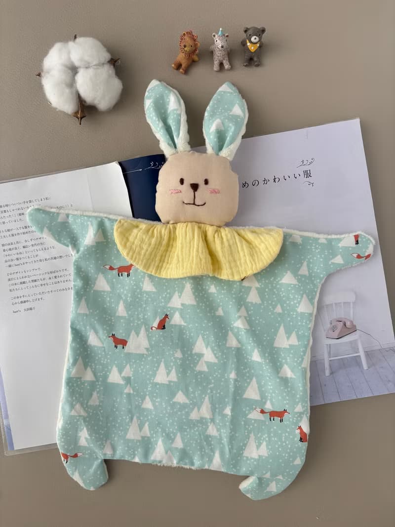 兔寶寶 熊寶寶安撫巾   冰雪裡的小狐狸嬰兒彌月禮 新生兒禮