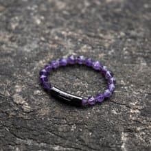 【NOUVELLE】SnapEase | 切角紫水晶手鍊