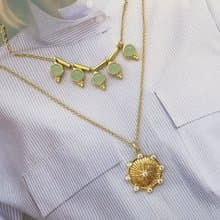 【Design Fest 新品】精緻女子Suenia Zurich古典風格疊搭項鍊組