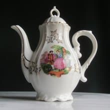 【老時光 OLD-TIME】早期歐美古典精美茶壺