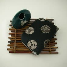 京西陣金襴錦織【大和家徽誌】-短夾/皮夾/零錢包/