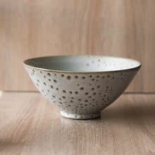 柴燒雪白斑點大碗公