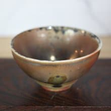 【送禮好物】120ml 金銀彩 柴燒茶杯 茶碗 鶯歌名家葉敏祥作品