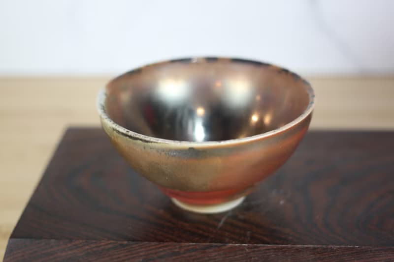 【送禮好物】120ml 金銀彩 柴燒茶杯 茶碗 鶯歌名家葉敏祥作品