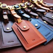 【IH03 行李吊牌】Luggage tag 義大利植物鞣牛皮 六色 可壓印