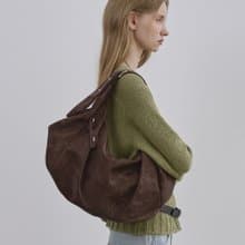 韓國製 MUR Romi hobo bag 手袋/單肩包/上肩袋/手提袋 Dk Browwn