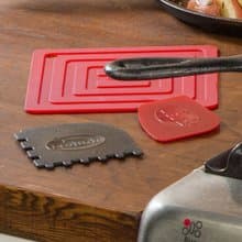 美國LODGE 鑄鐵鍋具用清潔刮板2件組