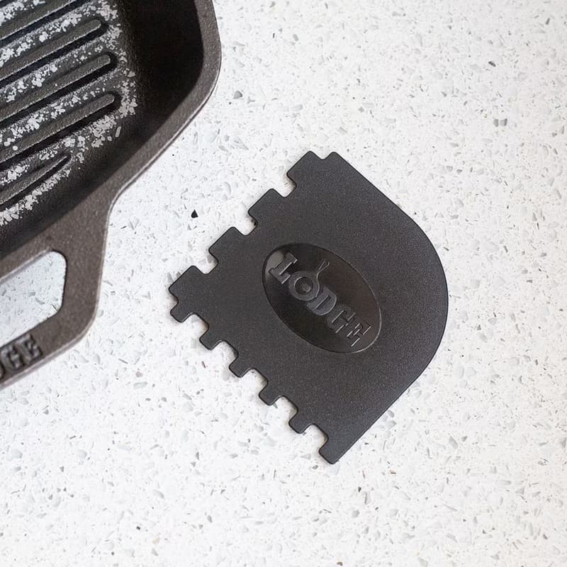 美國LODGE 鑄鐵鍋具用清潔刮板2件組