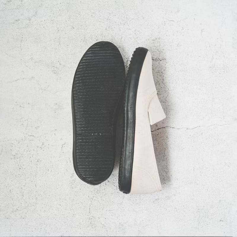 文青精選【大人女子日】鵝絨白 水洗棉 素色  帆布鞋 好穿脫