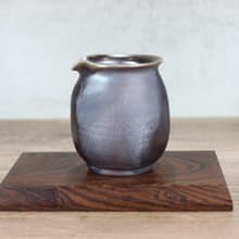 【母親節禮物】天然落灰 柴燒茶海 公道杯 名家葉敏祥手作 340ml