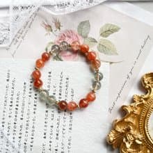 【一物一圖】阿魯沙日光石14K包金設計手鍊