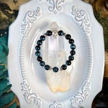 -風暴-天然水晶手鏈/黃銅手鍊