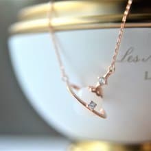 【預購12月底】Around You - 925銀鍍玫瑰金母乳