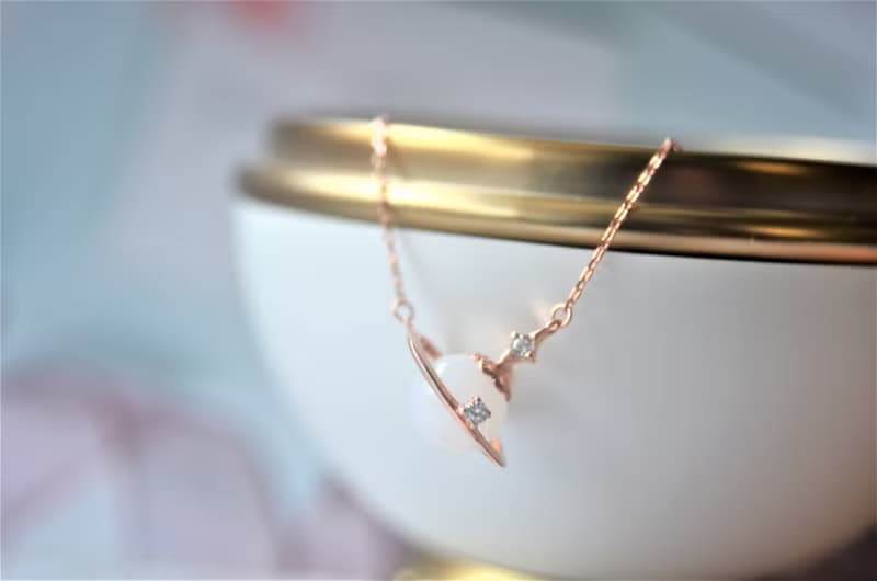 【預購12月底】Around You - 925銀鍍玫瑰金母乳