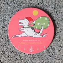Dinosaur Ballerina飛奔的芭蕾龍-耶誕節陶瓷杯墊